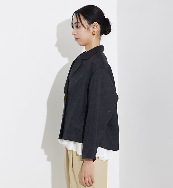 qualite「【セットアップ対応】ミックスカラーラミージャケット」|その他|