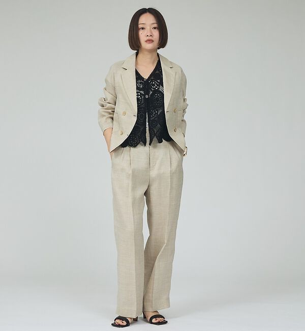 qualite「【セットアップ対応】ミックスカラーラミージャケット」|その他|