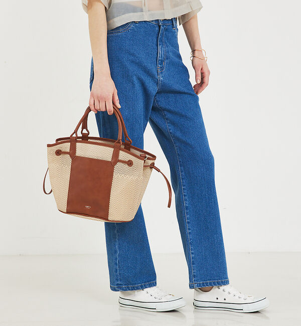 LOWELL things「Sheer/シアーメッシュ2WAYトート」|かごバッグ|