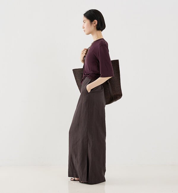 The Store by C' 「【COCUCA】ウォッシャブルシルクTee」|Tシャツ・カットソー|