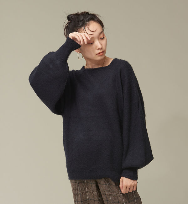 NOMINE「モヘアライクスクエアニット」|ニット・セーター|