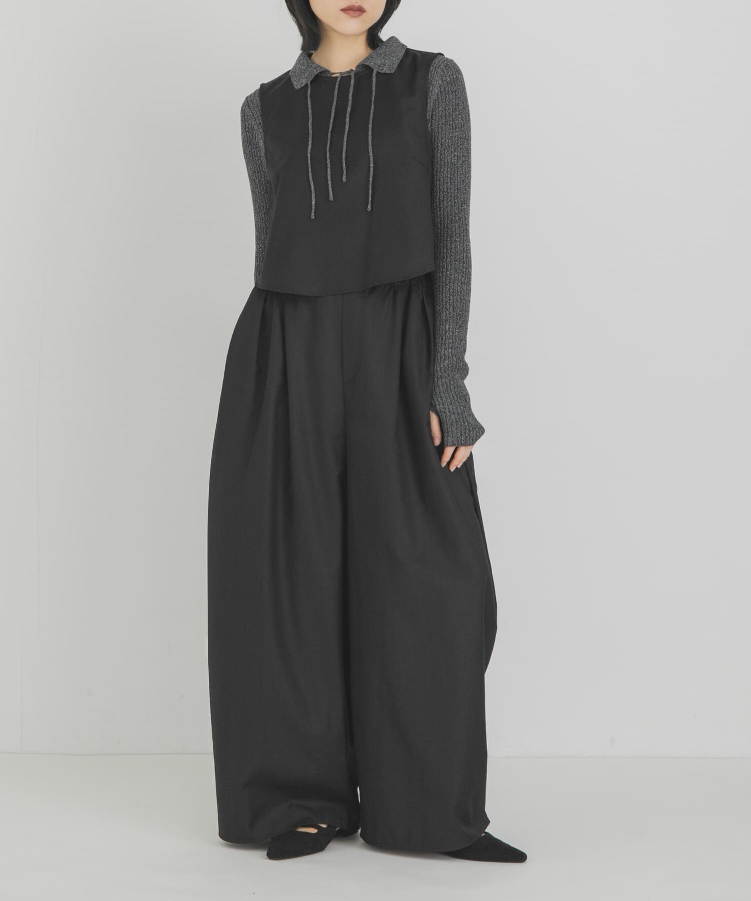  「ミニマルトップスSETワイドパンツ」|その他|