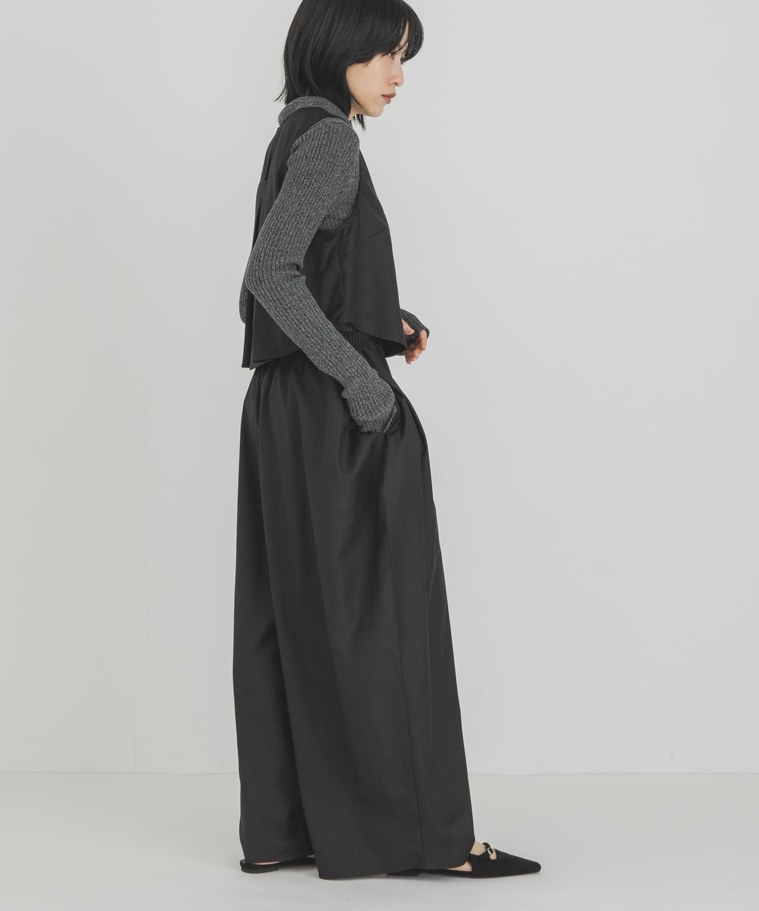  「ミニマルトップスSETワイドパンツ」|その他|