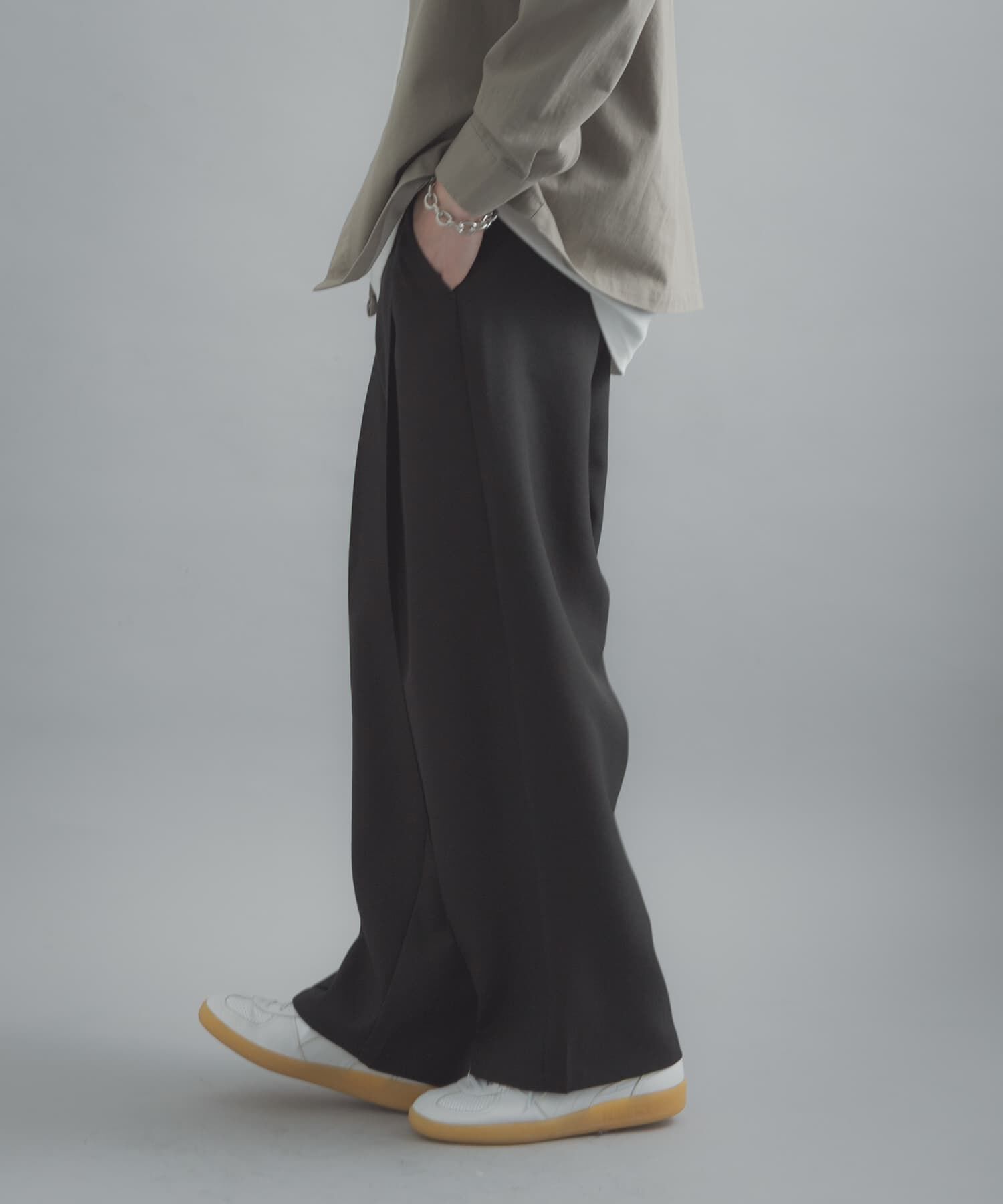 SENSE OF PLACE by URBAN RESEARCH「『撥水/防花粉』SKINProofタックワイドパンツ」|その他|