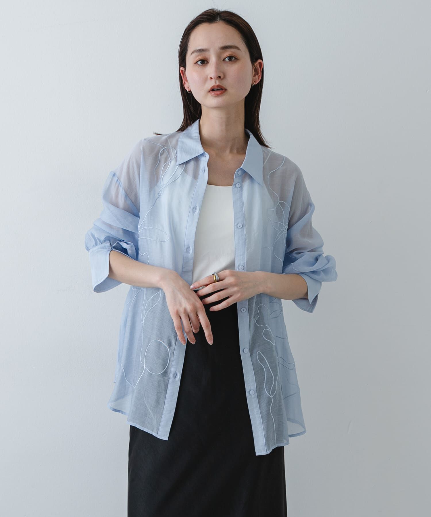 SENSE OF PLACE by URBAN RESEARCH「シシュウシアーシャツ」|シャツ・ブラウス|