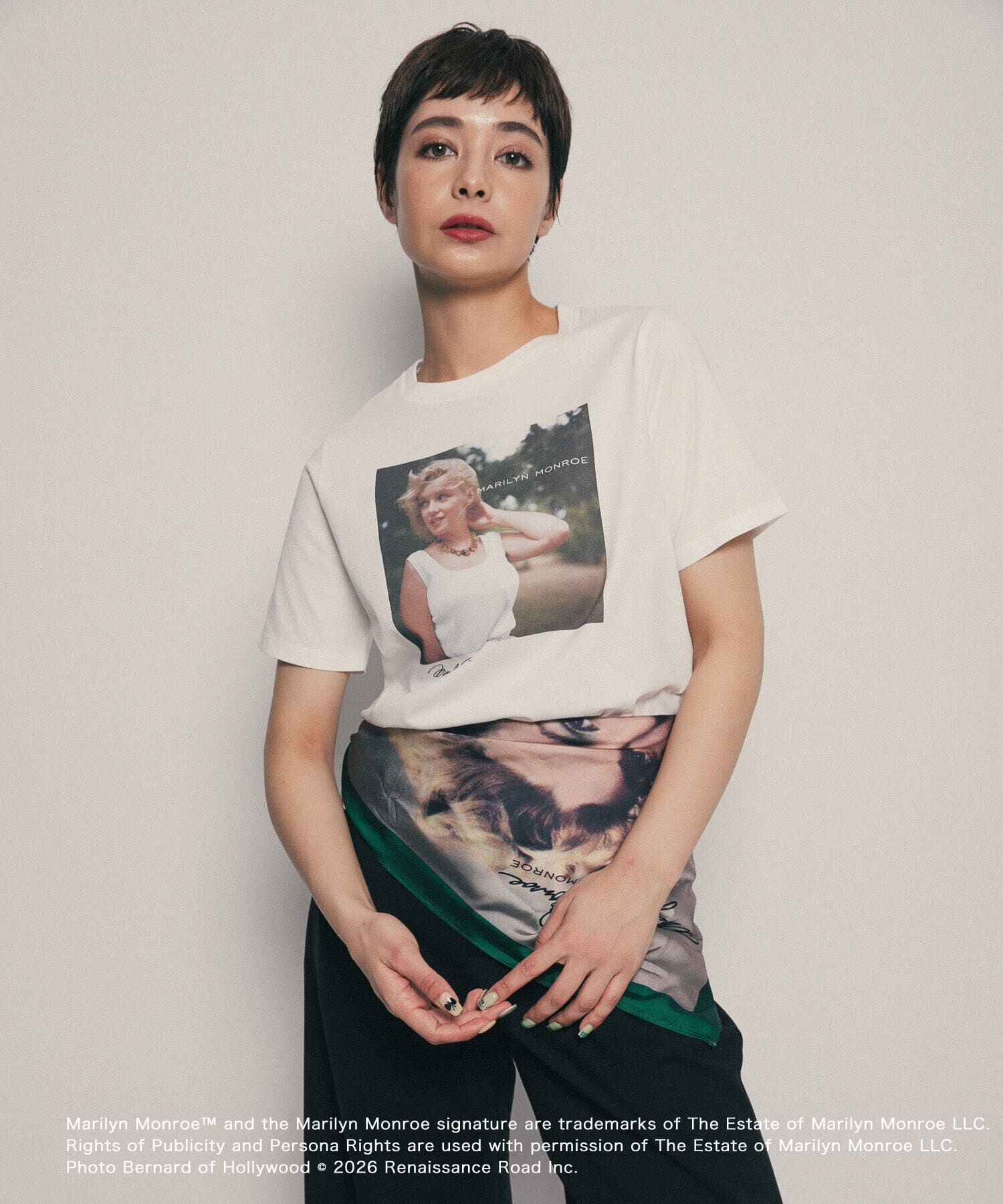 SENSE OF PLACE by URBAN RESEARCH「『別注』MARILYNMONROE&times;SENSE OF PLACE　プリントスカーフ」|バンダナ・スカーフ|