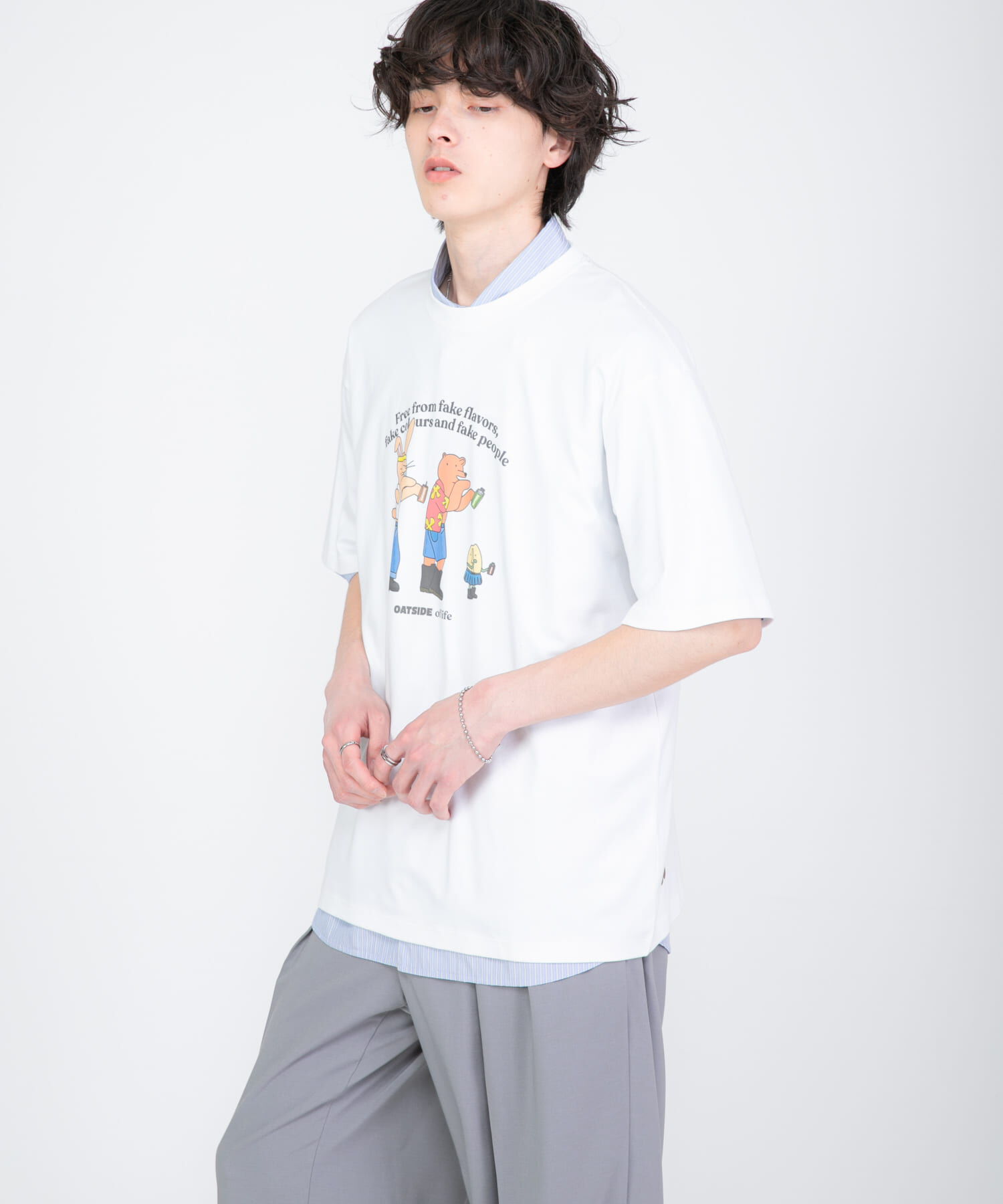 SENSE OF PLACE by URBAN RESEARCH「『別注』OATSIDE&times;SENSE OF PLACE　グラフィックTシャツA」|Tシャツ・カットソー|