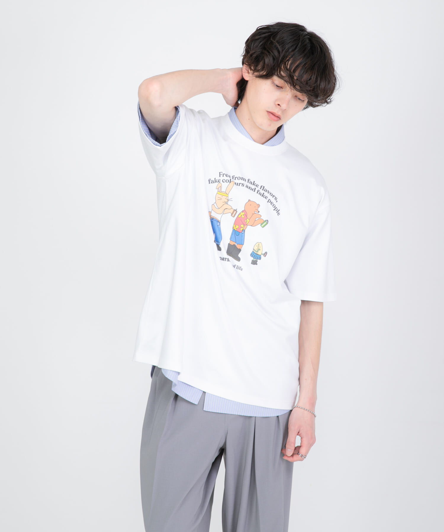 SENSE OF PLACE by URBAN RESEARCH「『別注』OATSIDE&times;SENSE OF PLACE　グラフィックTシャツA」|Tシャツ・カットソー|