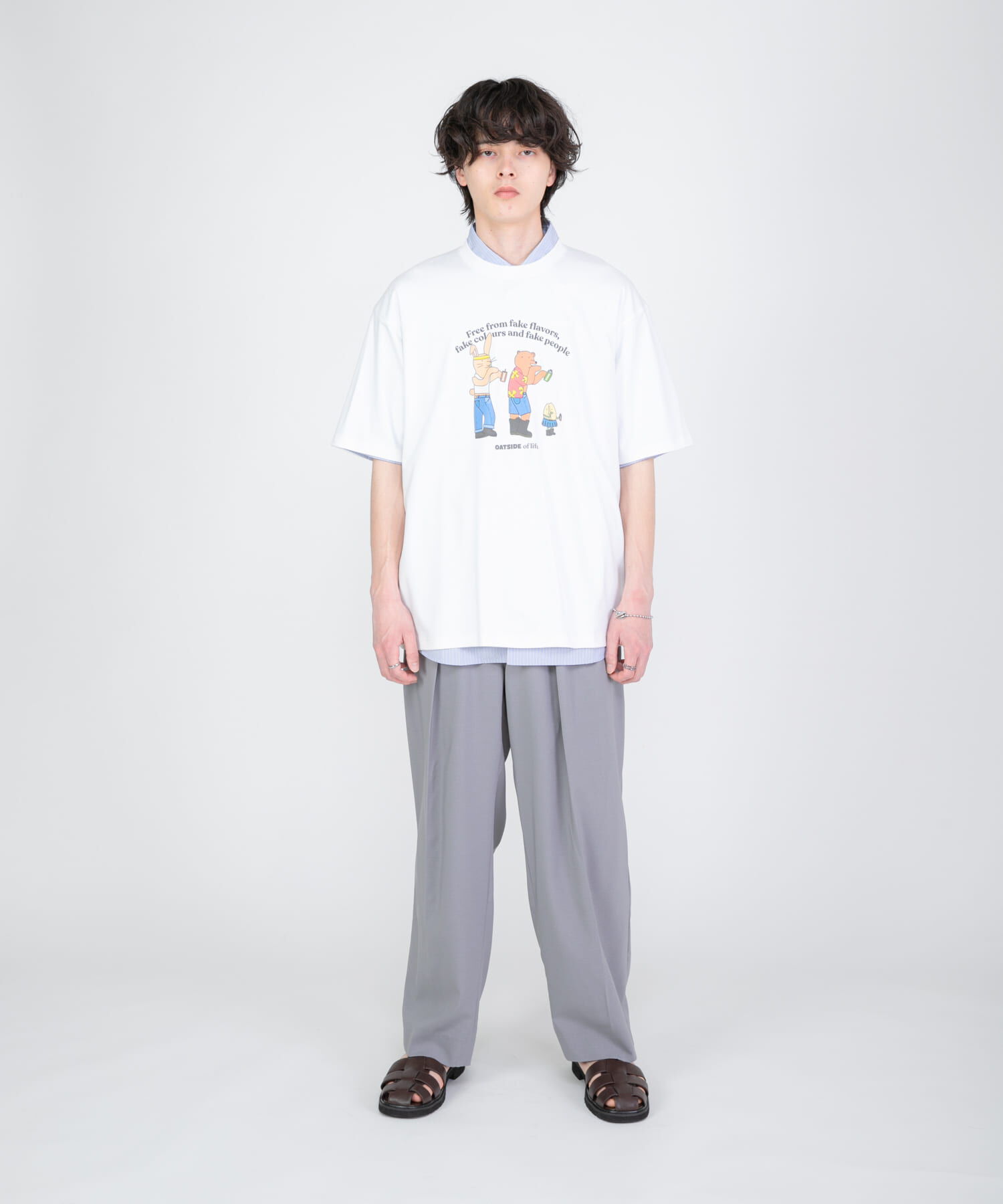SENSE OF PLACE by URBAN RESEARCH「『別注』OATSIDE&times;SENSE OF PLACE　グラフィックTシャツA」|Tシャツ・カットソー|