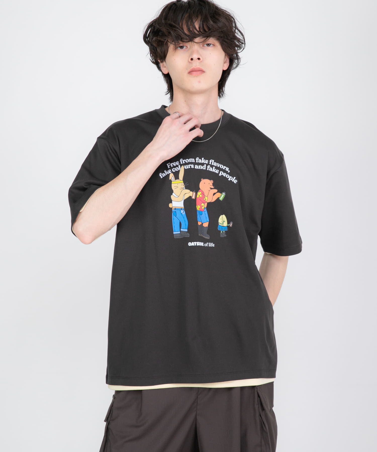 SENSE OF PLACE by URBAN RESEARCH「『別注』OATSIDE&times;SENSE OF PLACE　グラフィックTシャツA」|Tシャツ・カットソー|