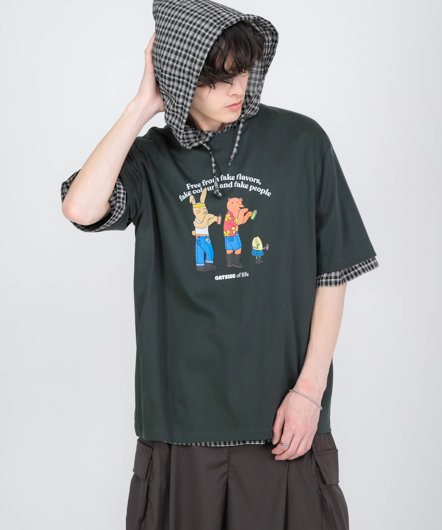 SENSE OF PLACE by URBAN RESEARCH「『別注』OATSIDE&times;SENSE OF PLACE　グラフィックTシャツA」|Tシャツ・カットソー|