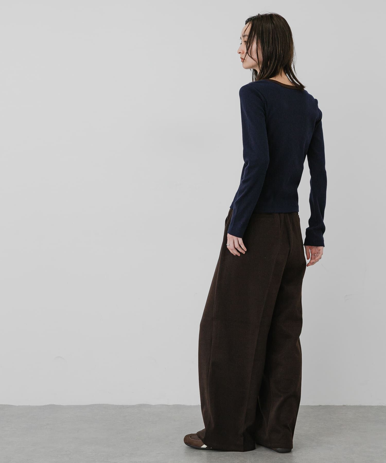 SENSE OF PLACE by URBAN RESEARCH「ラウンドネックリブTシャツ」|Tシャツ・カットソー|