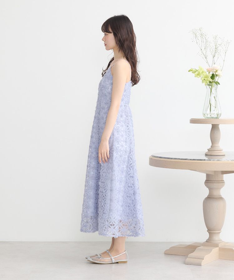 earth music&ecology「SET2点シアーブラウス＋3Dレースワンピース」|ワンピース|