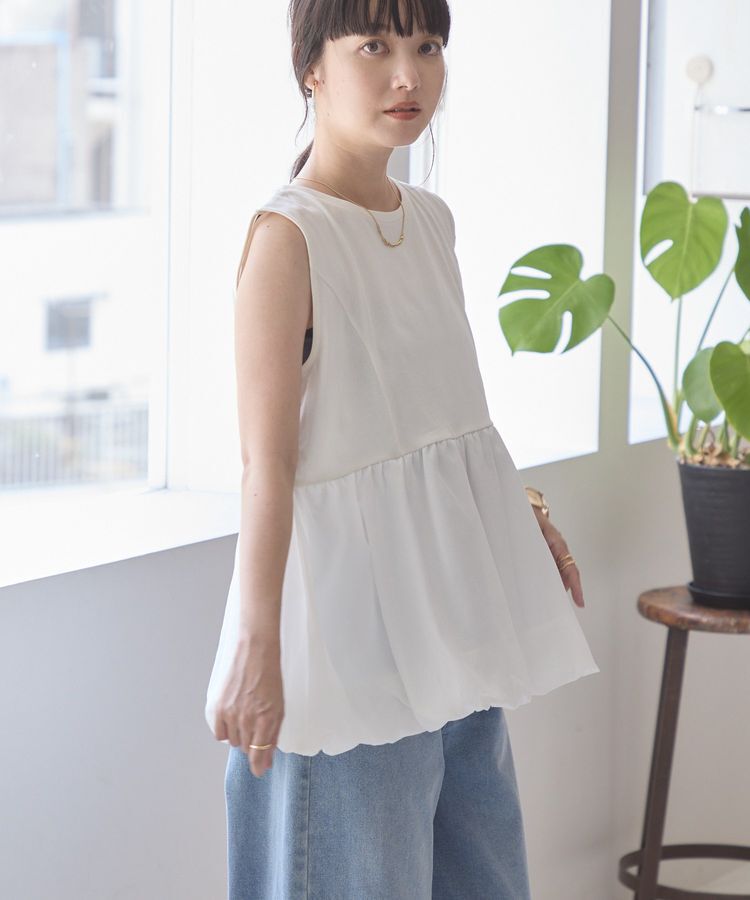 AMERICAN HOLIC「バブルヘムタンクトップ」|Tシャツ・カットソー|