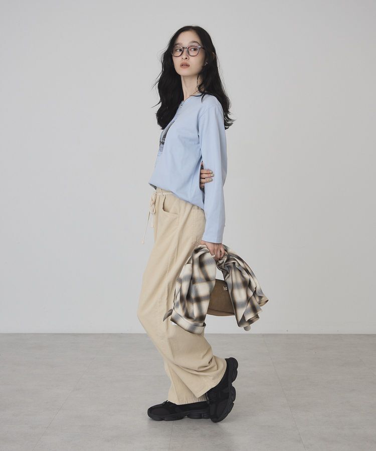 AMERICAN HOLIC「リボン付きコーデュロイカーブパンツ」|その他|