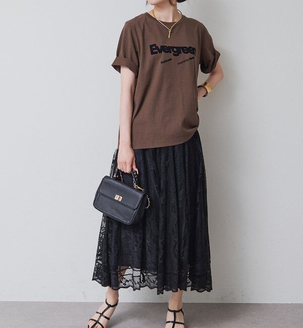  「フロッキープリントTシャツ」|Tシャツ・カットソー|