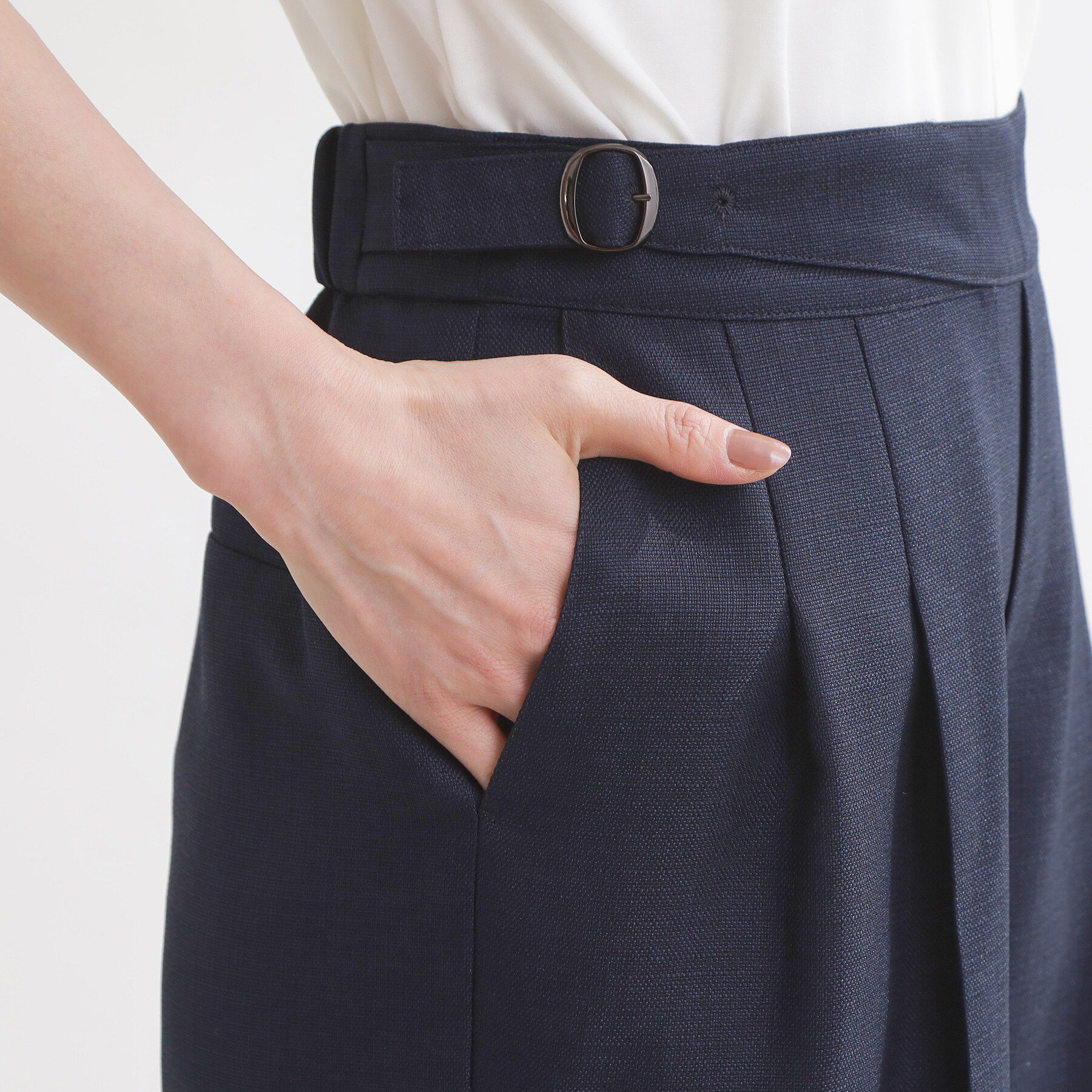 Reflect「グルカ風ベルトデザインワイドパンツ」|その他|
