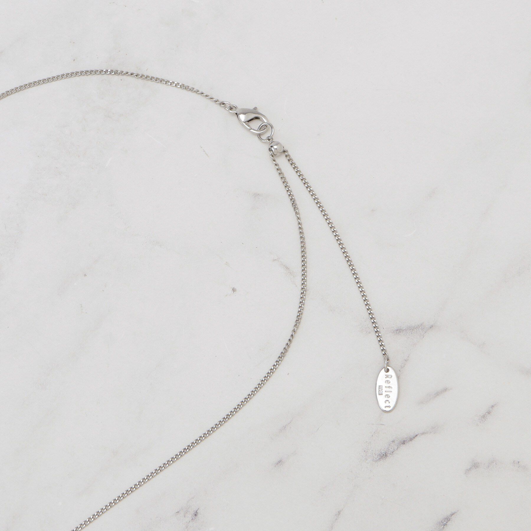 Reflect「パール調バー&times;チェーンネックレス」|ネックレス|