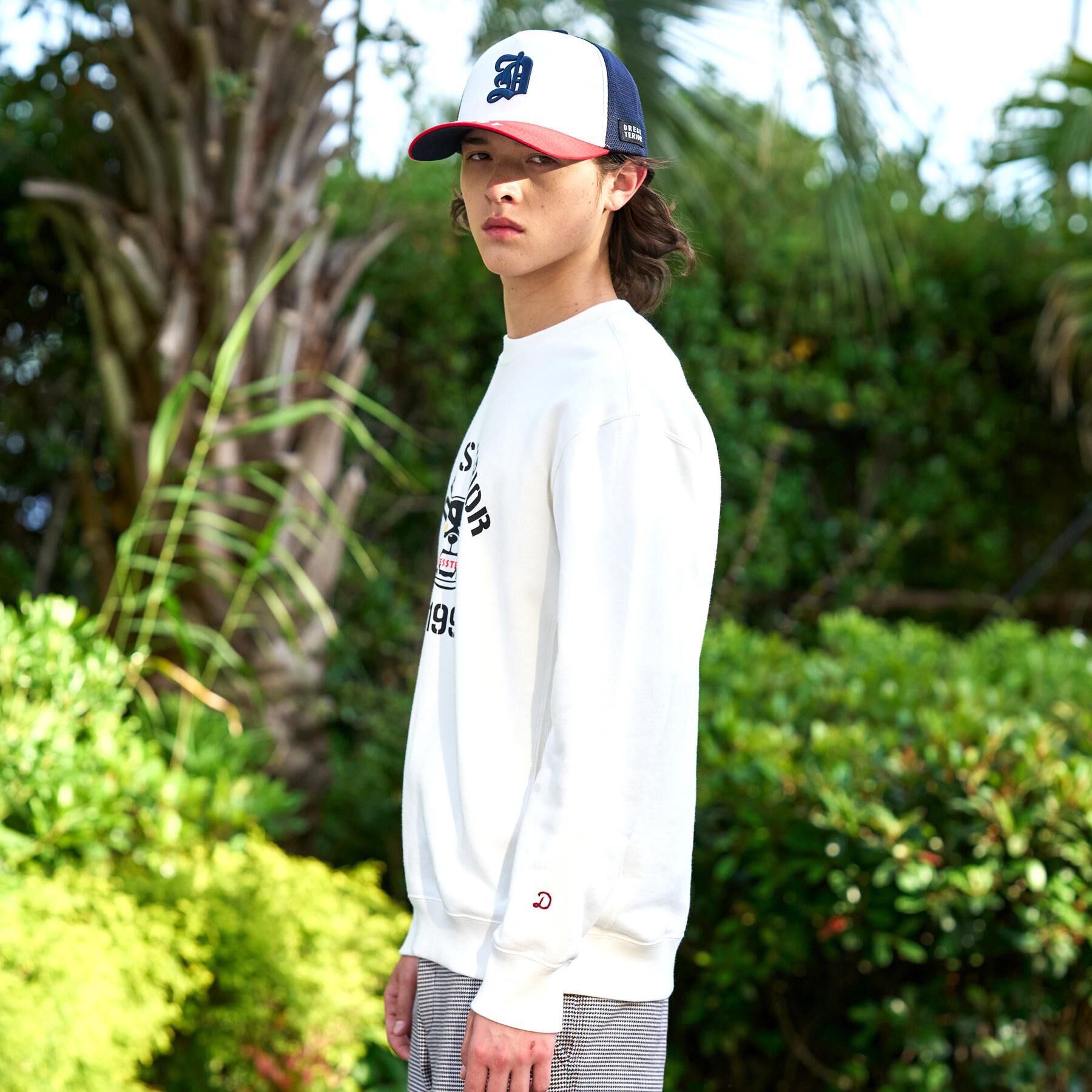DRESSTERIOR「ミサイルキャット 裏起毛スウェットクルーネックTシャツ」|Tシャツ・カットソー|