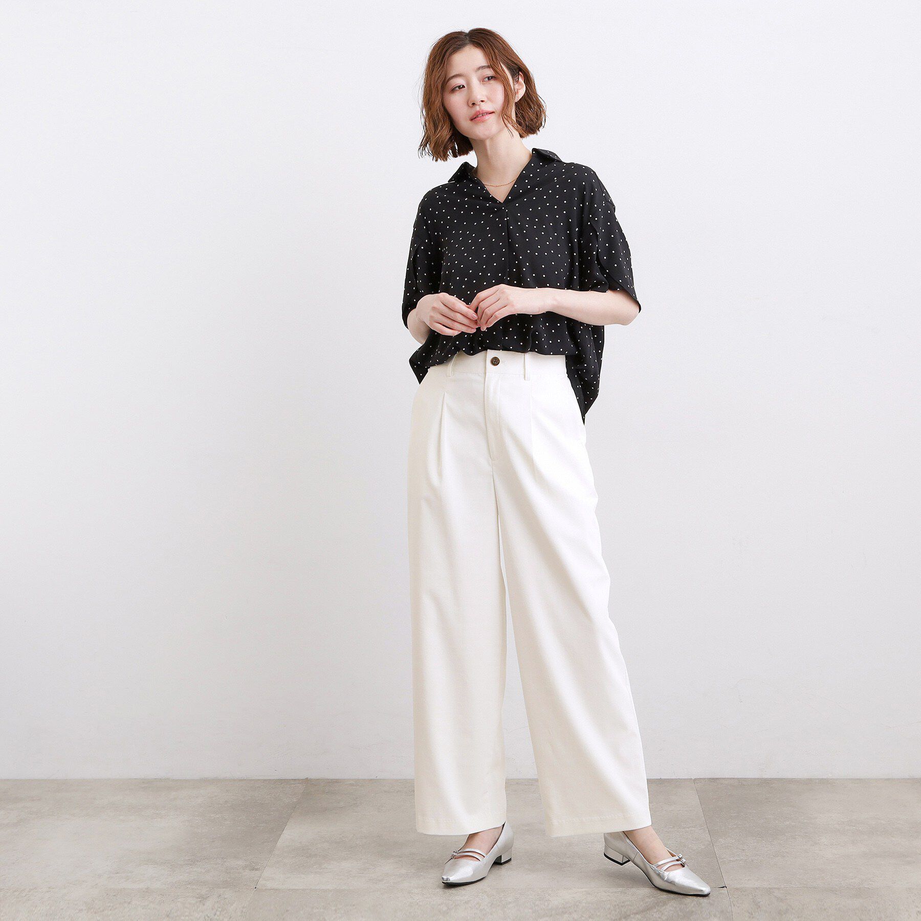 grove「【透けにくい・多機能】ワイドパンツ」|その他|