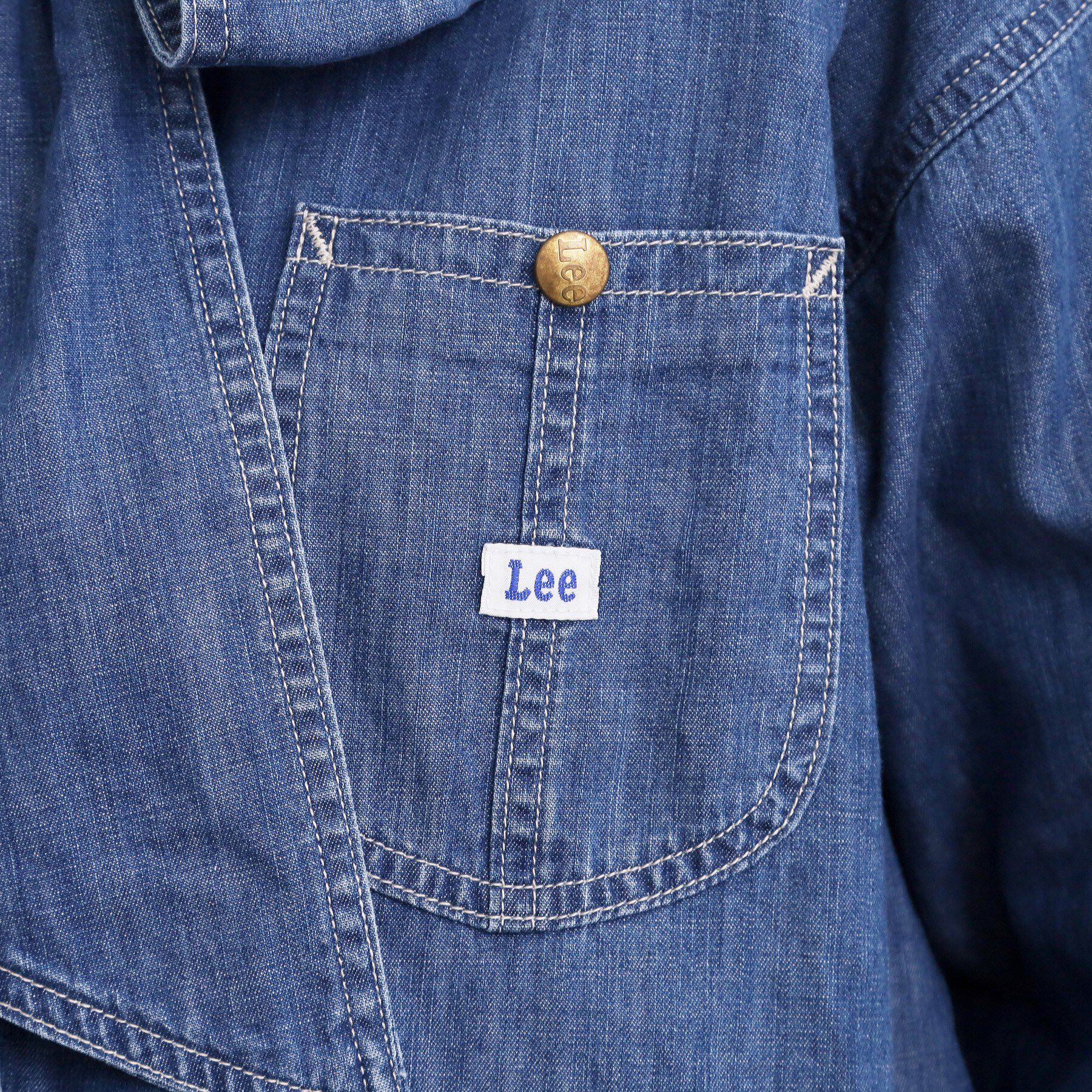 grove「【Lee&times;grove別注】DENIM BOWTIE SHIRTS」|シャツ・ブラウス|