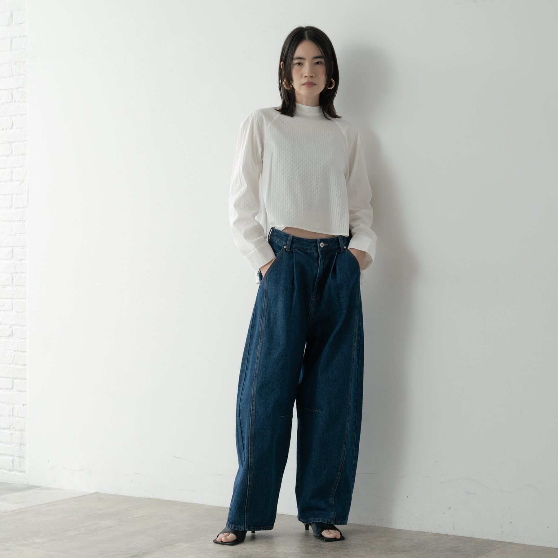 GALLEST「バレルデニムパンツ」|デニム|