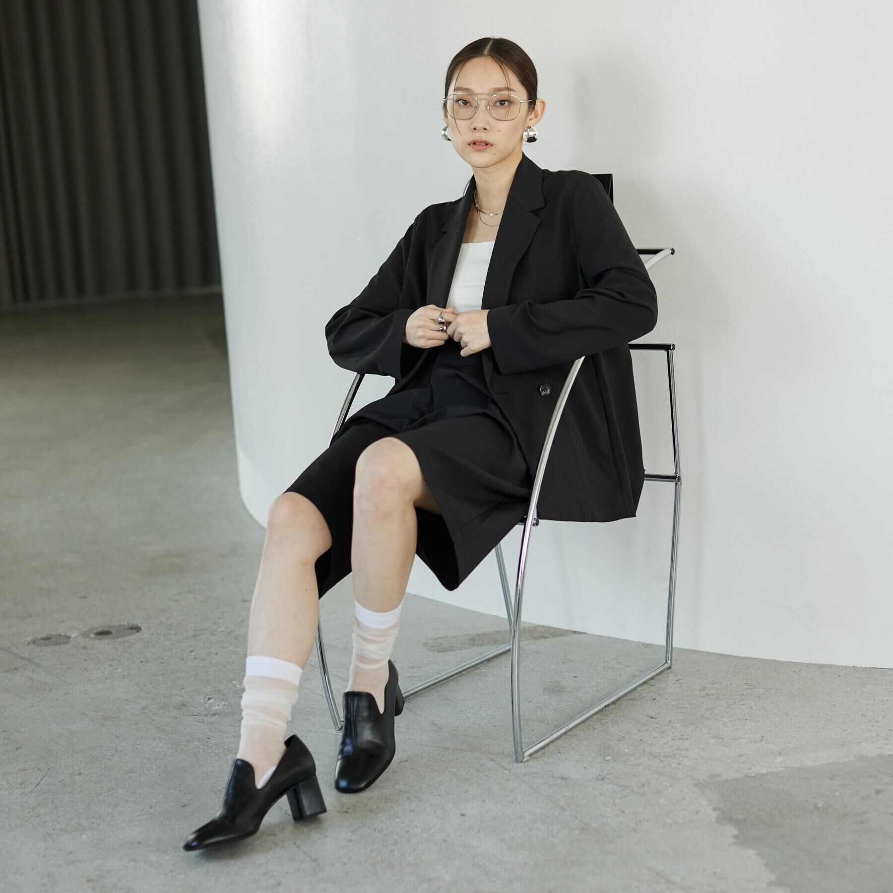 GALLEST「Comfy SET UP｜ダブルブレストイージージャケット【セットアップ対応／通勤／カセット服／接触」|テーラードジャケット|