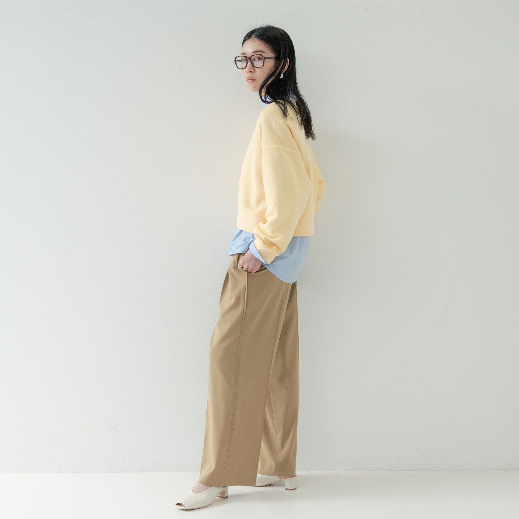 GALLEST「Comfy SET UP｜イージーストレートワイドパンツ【セットアップ対応／通勤／カセット服／接触冷」|その他|
