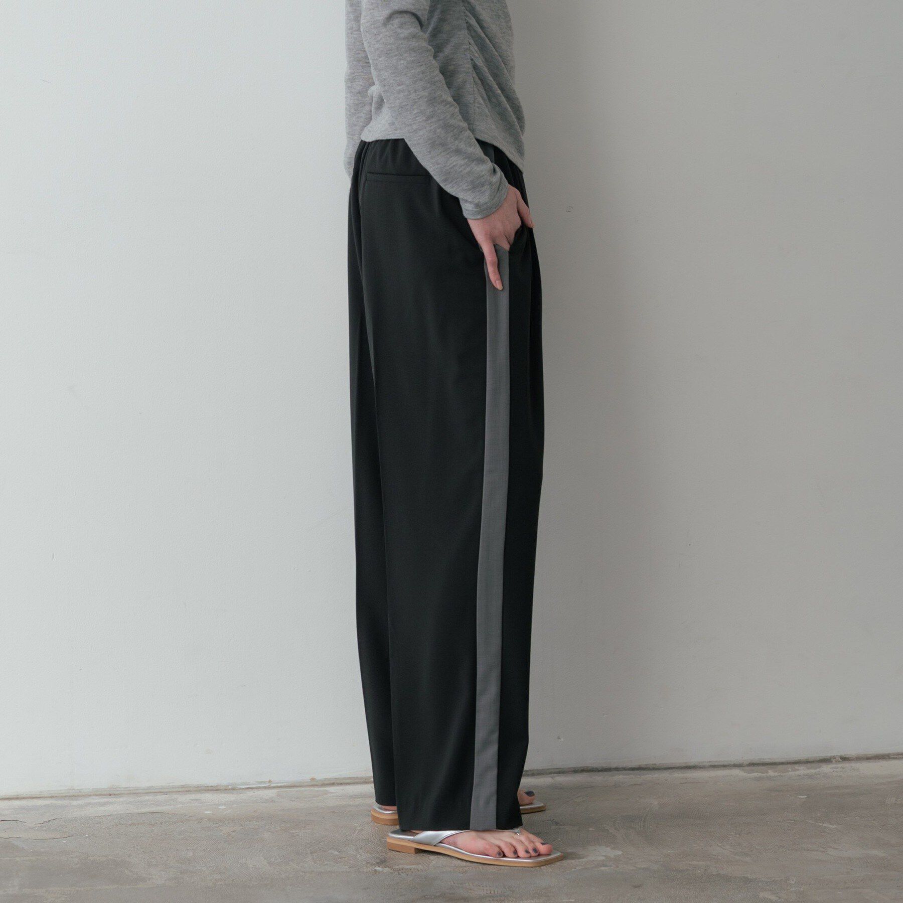 GALLEST「Comfy SET UP｜イージーサイドラインワイドパンツ【セットアップ対応／通勤／カセット服／接触」|その他|