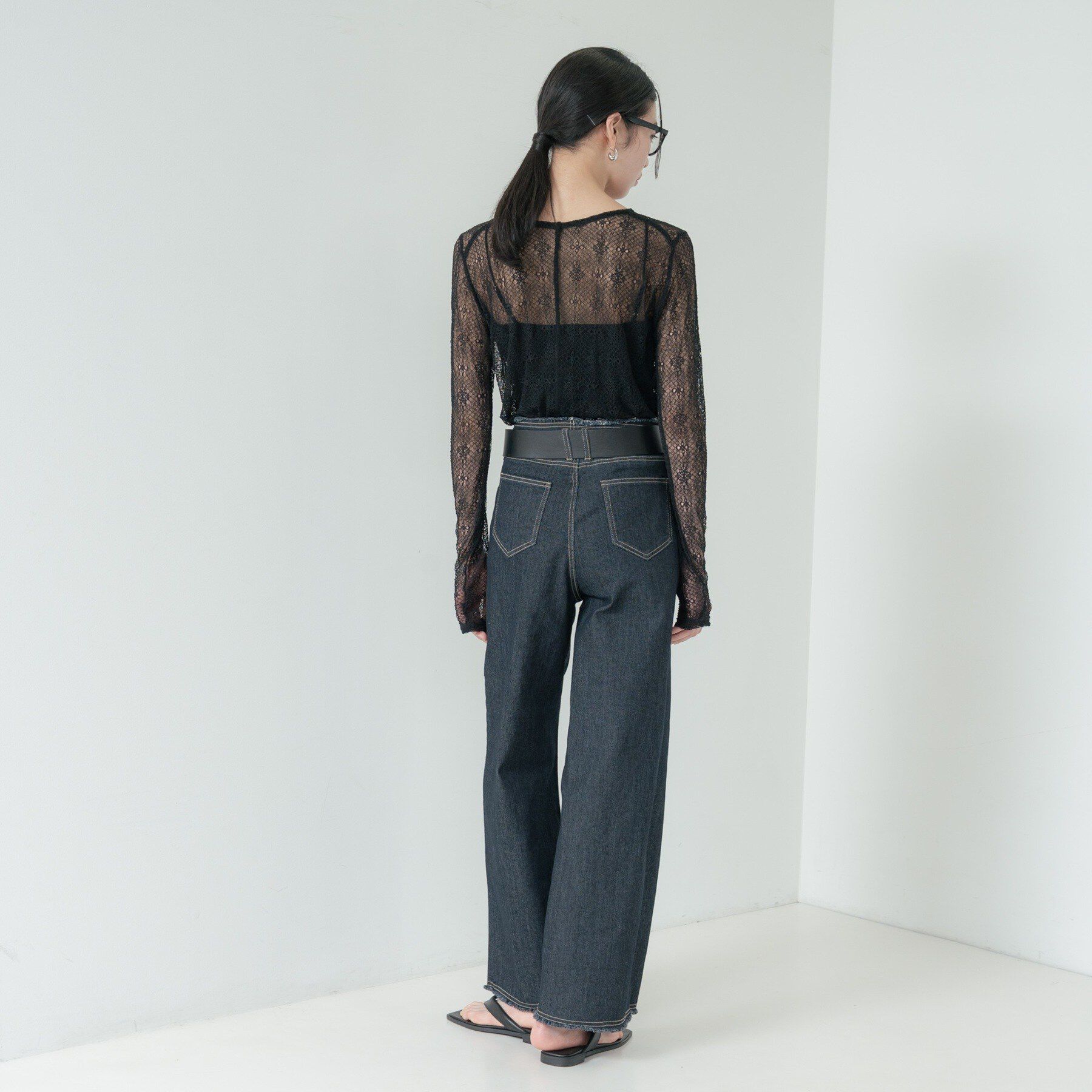 GALLEST「【2WAY】スリットレースプルオーバー」|Tシャツ・カットソー|