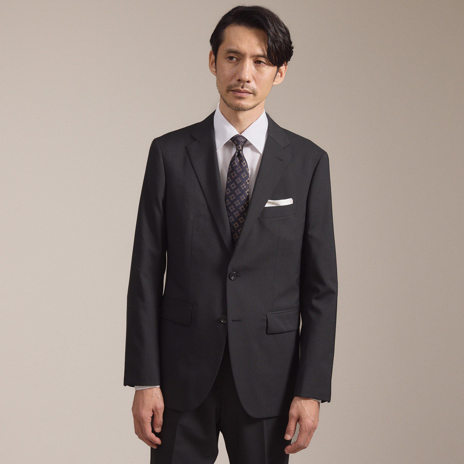 TAKEO KIKUCHI「【縁起の良いネクタイ】PNJ 千鳥ジオメトリックネクタイ」|ネクタイ・蝶ネクタイ|