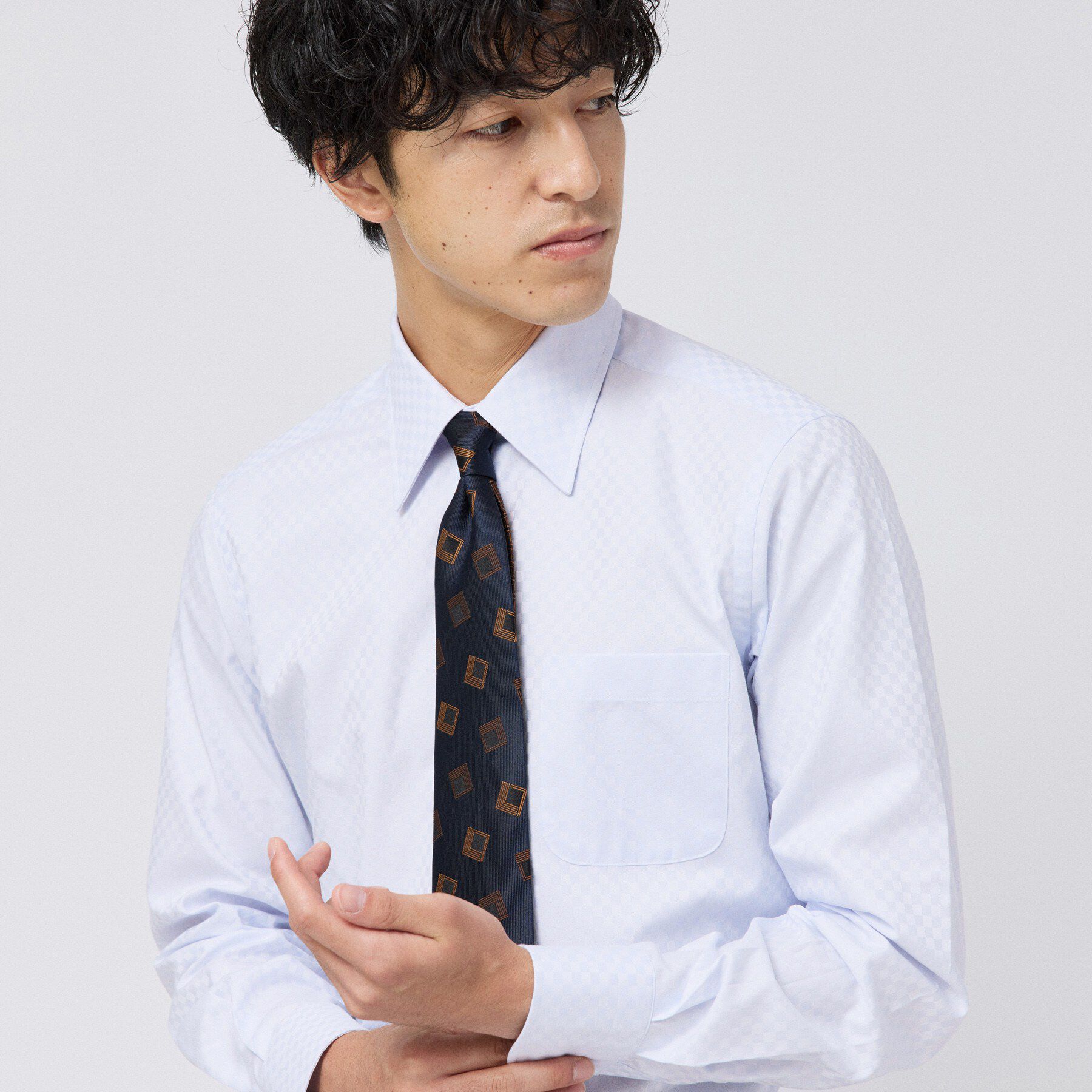 TAKEO KIKUCHI「【Made in JAPAN】 市松柄 シャツ」|シャツ・ブラウス|