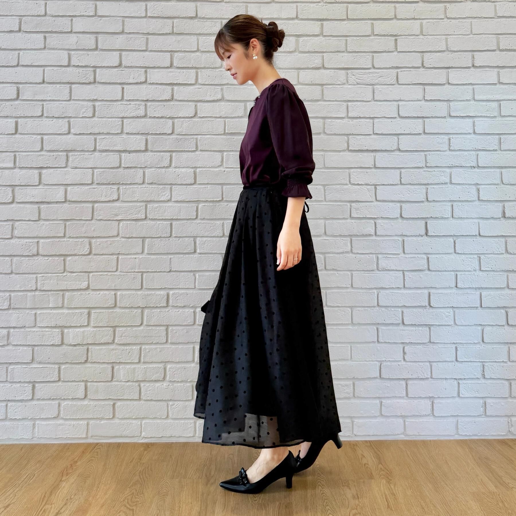 Couture broach「【顔まわり華やぐ・UVカット】スカラ刺繍トップス」|Tシャツ・カットソー|