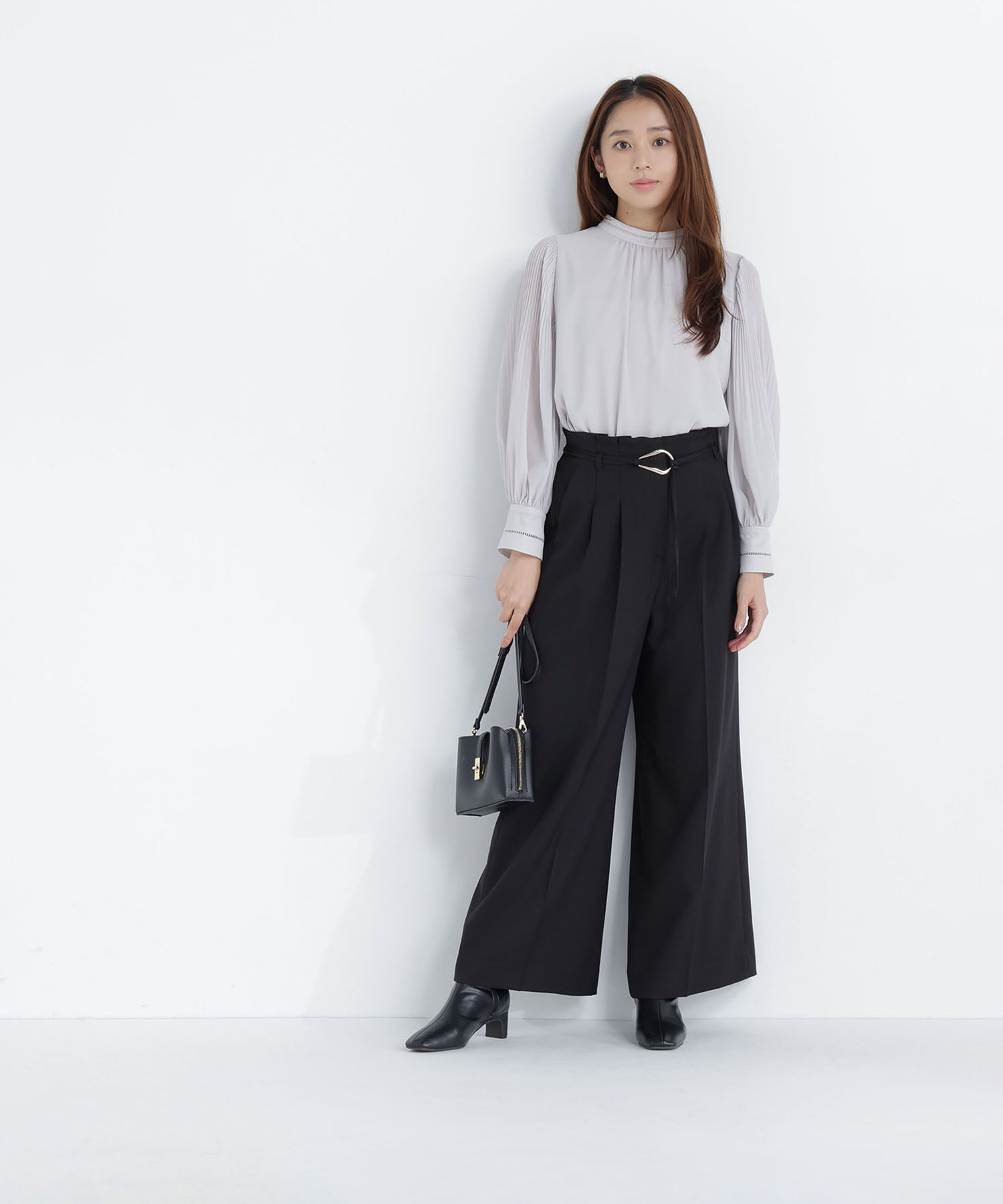  「＜CLASSY.11月号掲載＞ダブルベルトワイドパンツ」|その他|