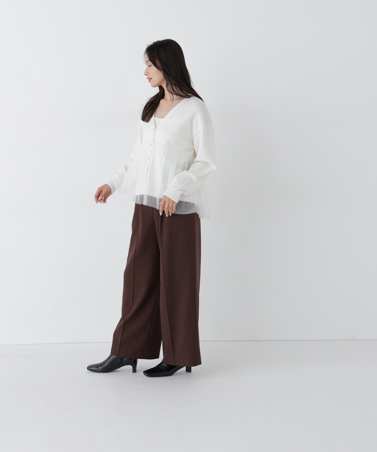  「＜CLASSY.11月号掲載＞ダブルベルトワイドパンツ」|その他|