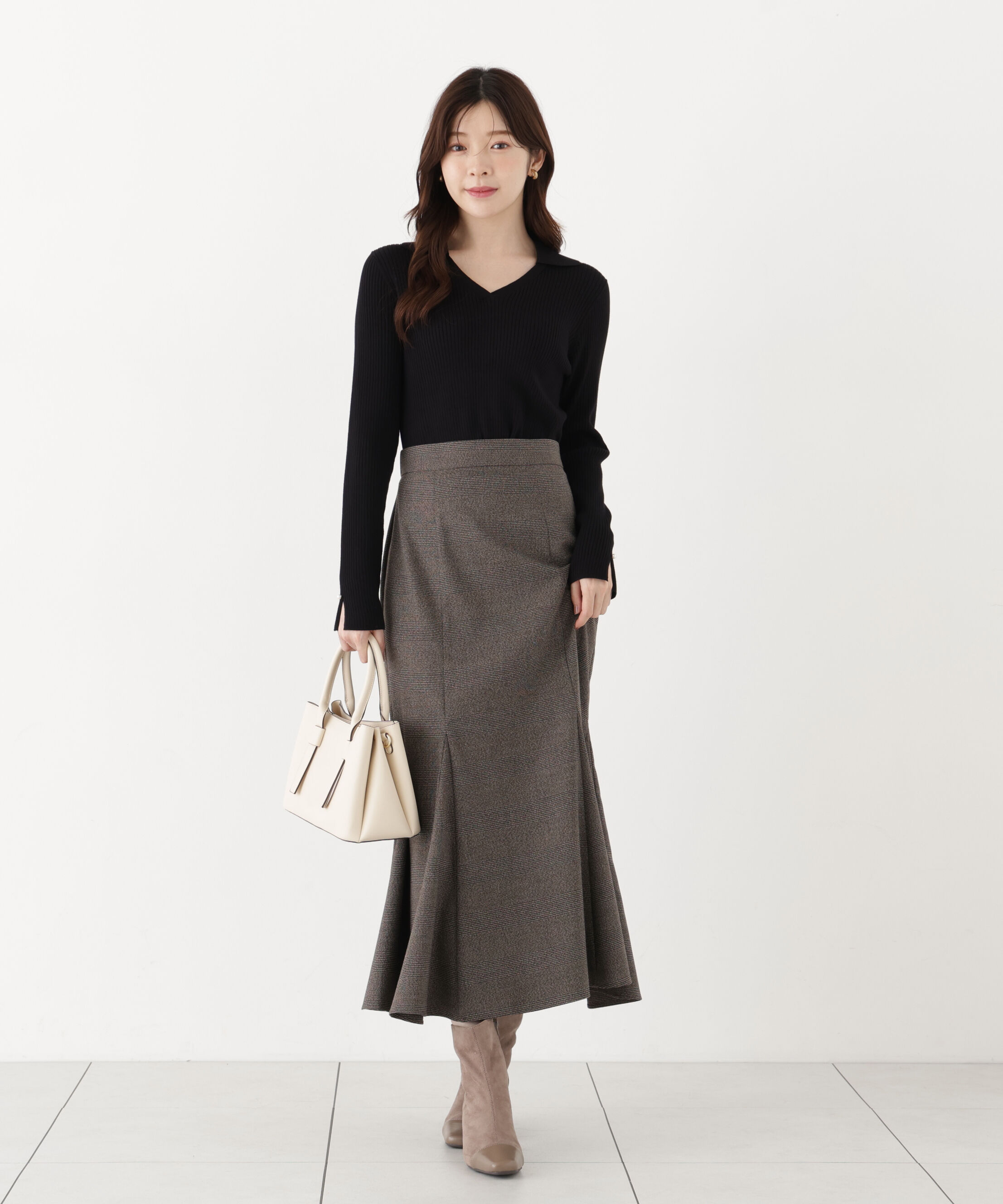 PROPORTION BODY DRESSING「レディースキッパーリブニット 26AW」|ニット・セーター|