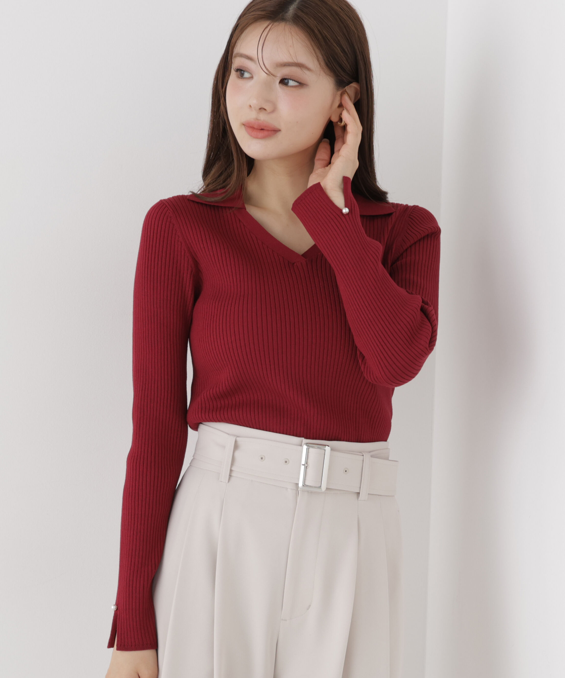 PROPORTION BODY DRESSING「レディースキッパーリブニット 26AW」|ニット・セーター|