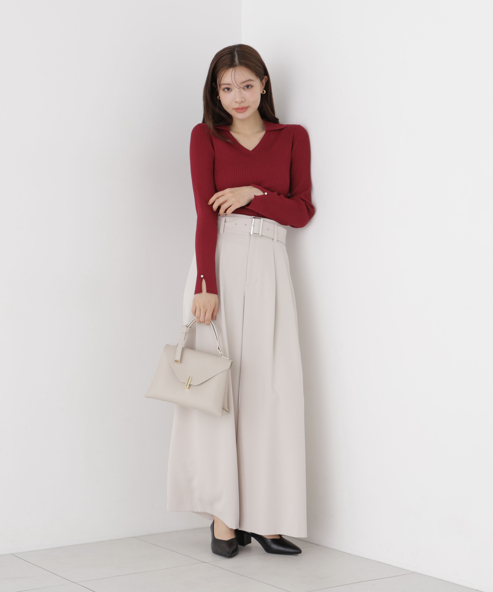 PROPORTION BODY DRESSING「レディースキッパーリブニット 26AW」|ニット・セーター|