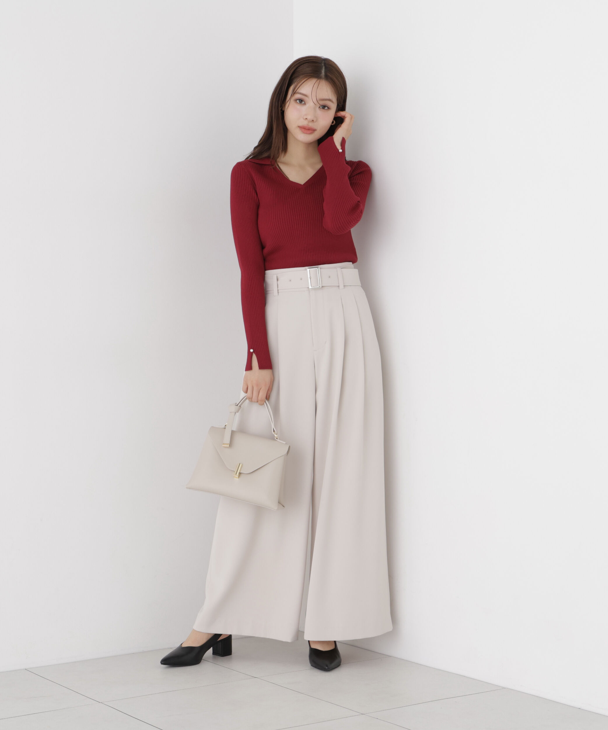 PROPORTION BODY DRESSING「レディースキッパーリブニット 26AW」|ニット・セーター|