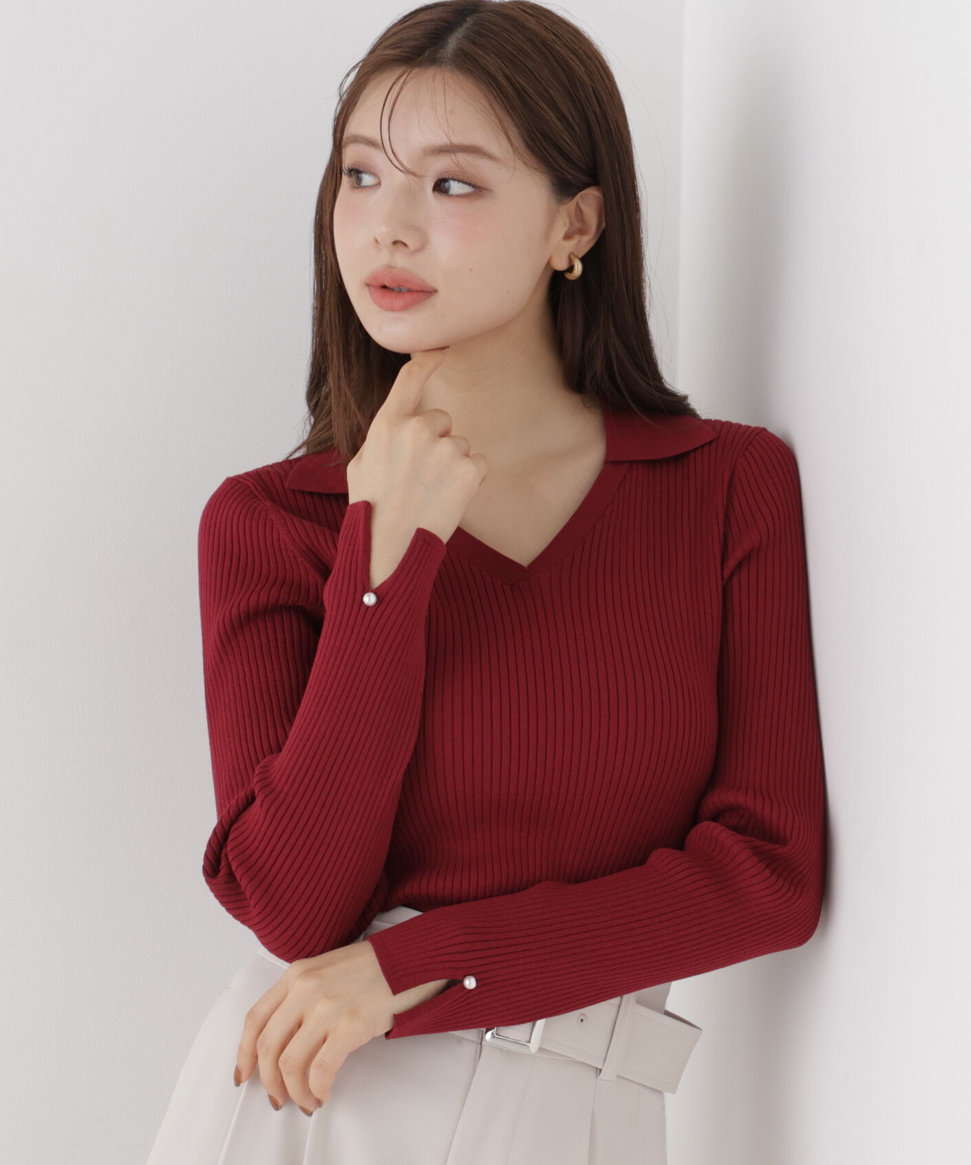 PROPORTION BODY DRESSING「レディースキッパーリブニット 26AW」|ニット・セーター|