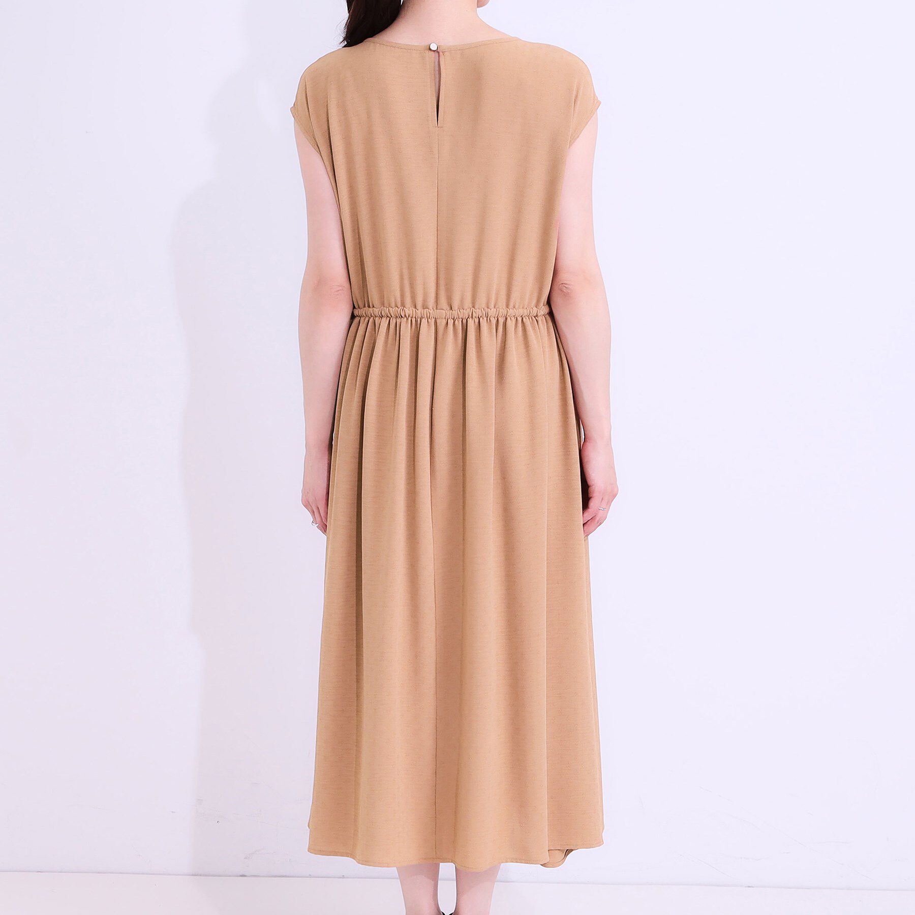 SHOO･LA･RUE「【S-LL】さらりと1枚で決まる ジャカードワンピース」|ワンピース|