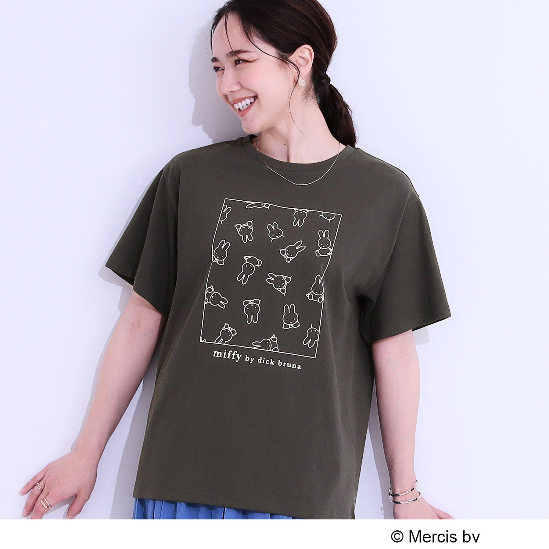 SHOO･LA･RUE「【miffy】グラフィックTシャツ」|Tシャツ・カットソー|チャコールグレー(6