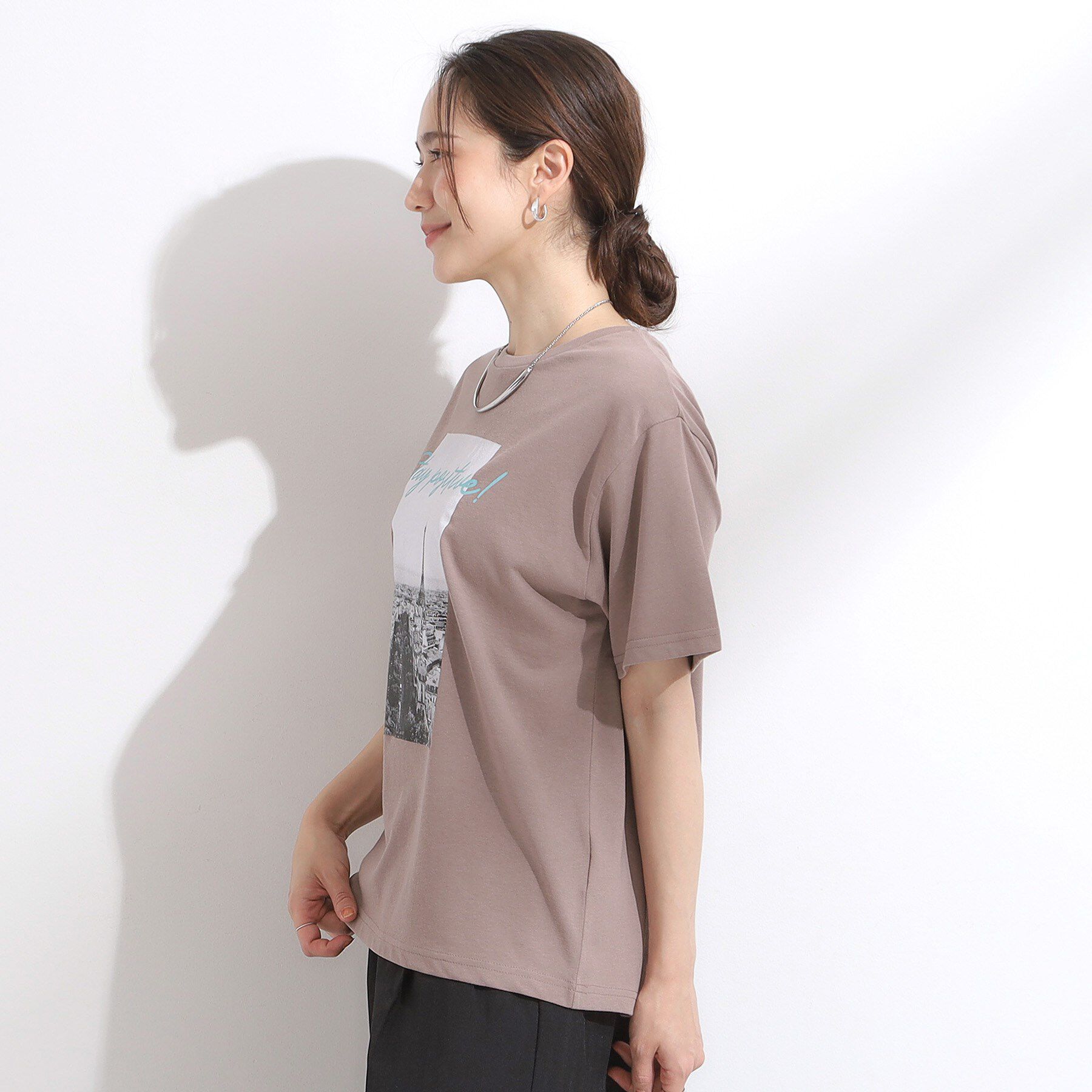 SHOO･LA･RUE「【S-LL/ひんやり/UV】選べる6柄でそれぞれ欲しくなる プリントTシャツ」|Tシャツ・カットソー|