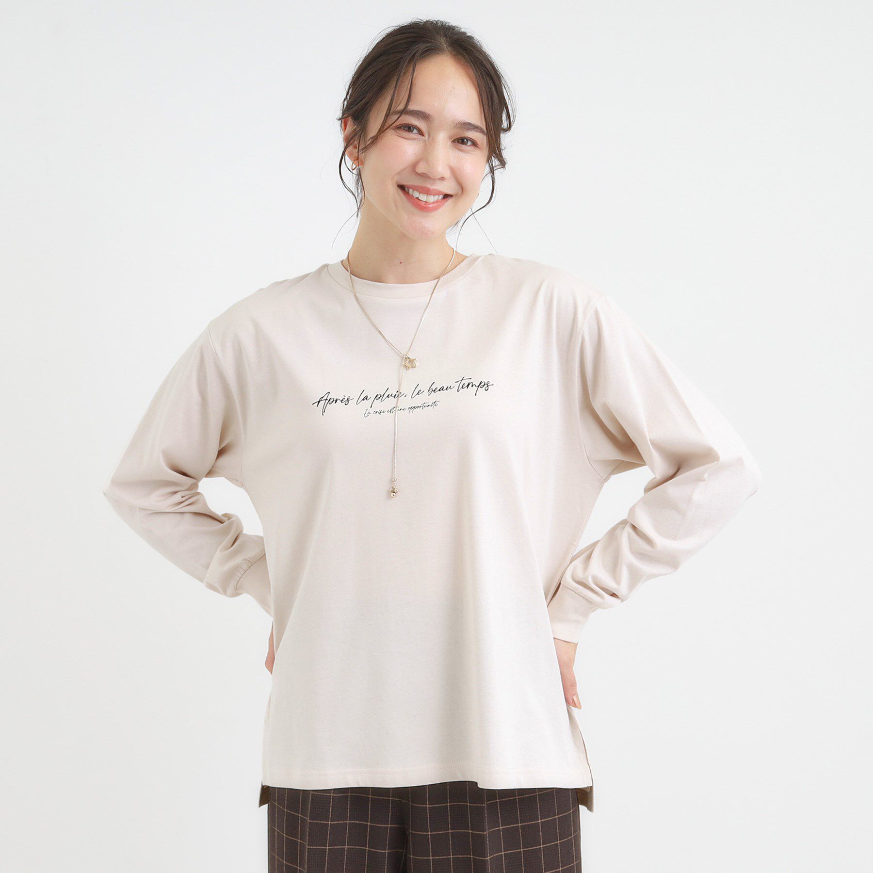 SHOO･LA･RUE「グラフィックアソート ベーシックロンT」|Tシャツ・カットソー|