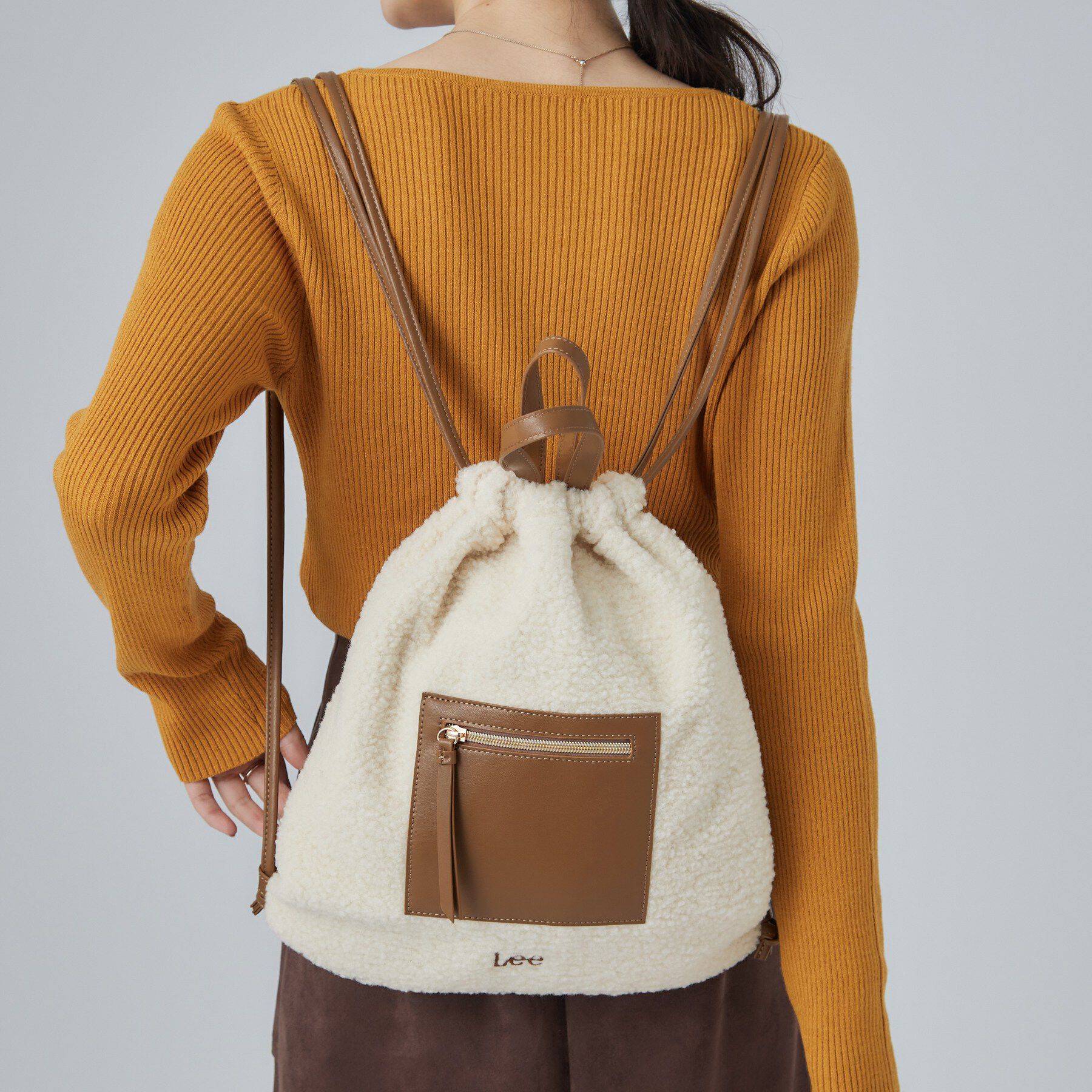 SHOO･LA･RUE「【Lee別注】ボアナップサック」|リュック|