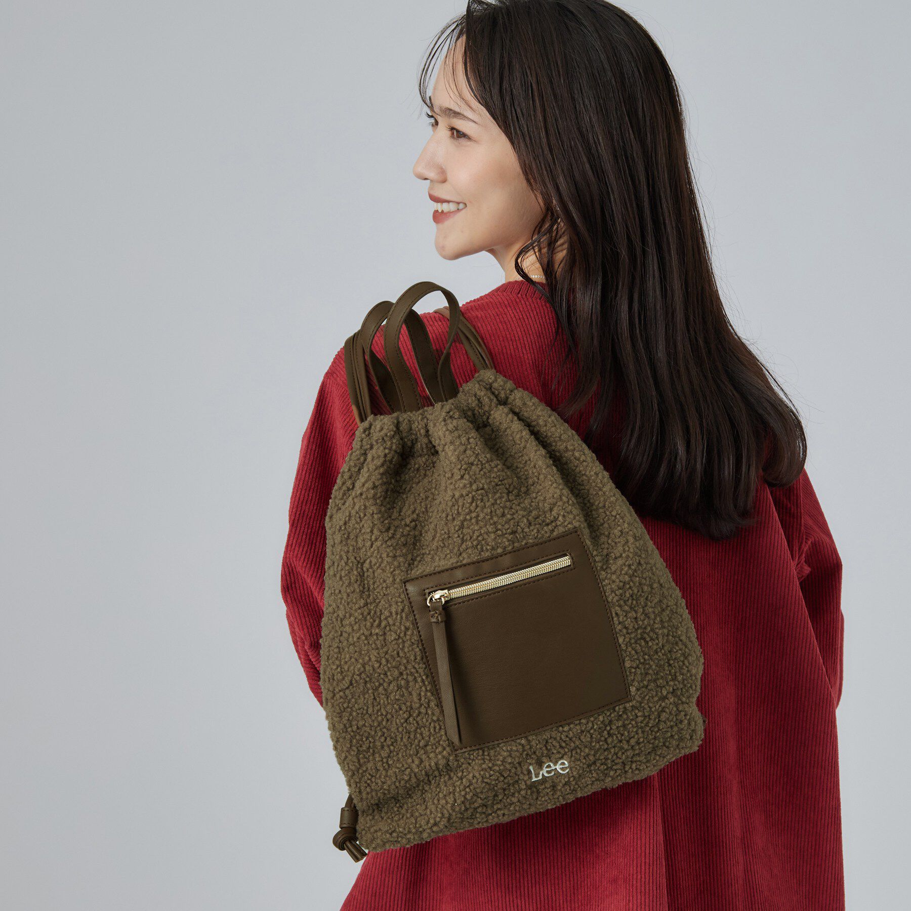 SHOO･LA･RUE「【Lee別注】ボアナップサック」|リュック|