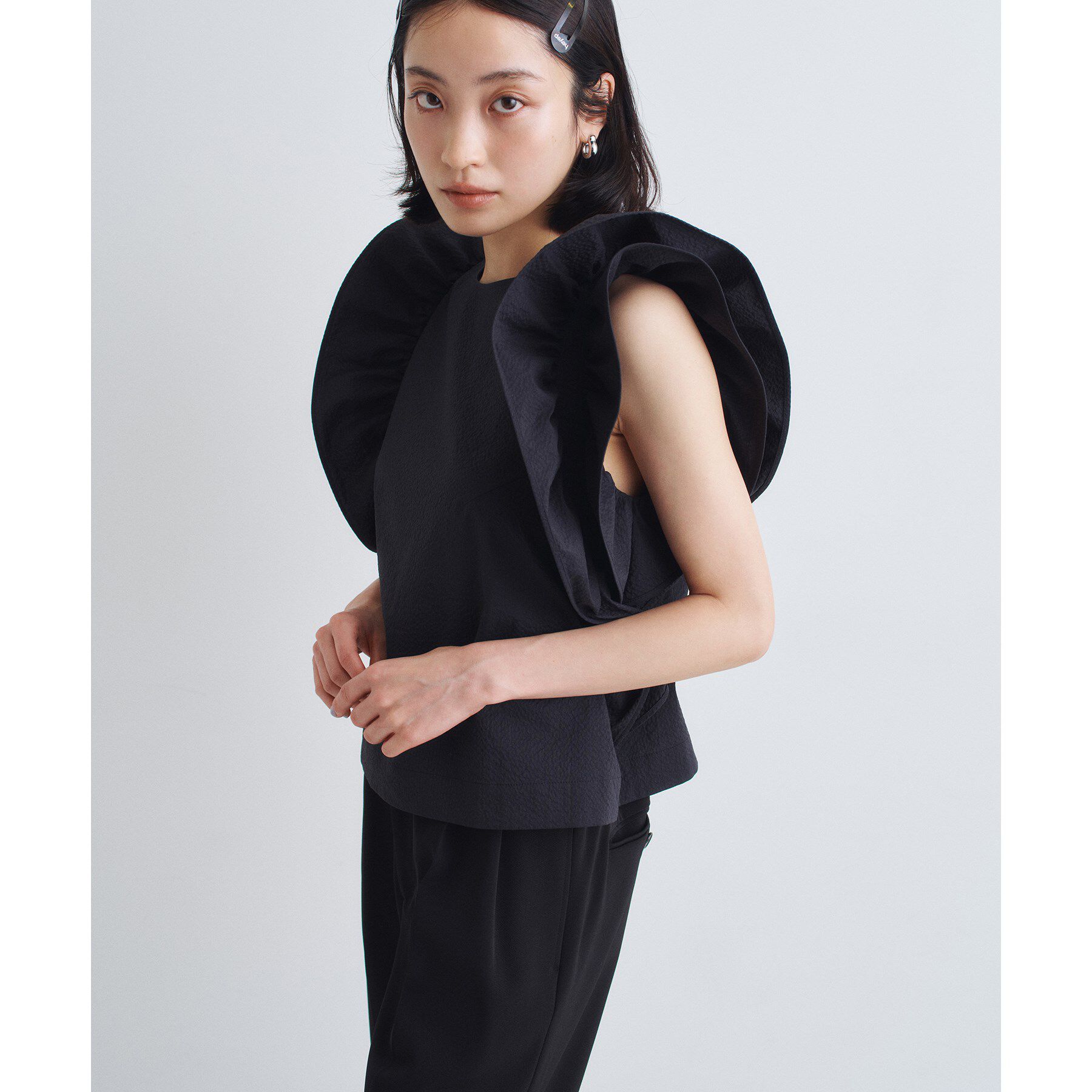 CODE A「ruffle drama blouse」|シャツ・ブラウス|