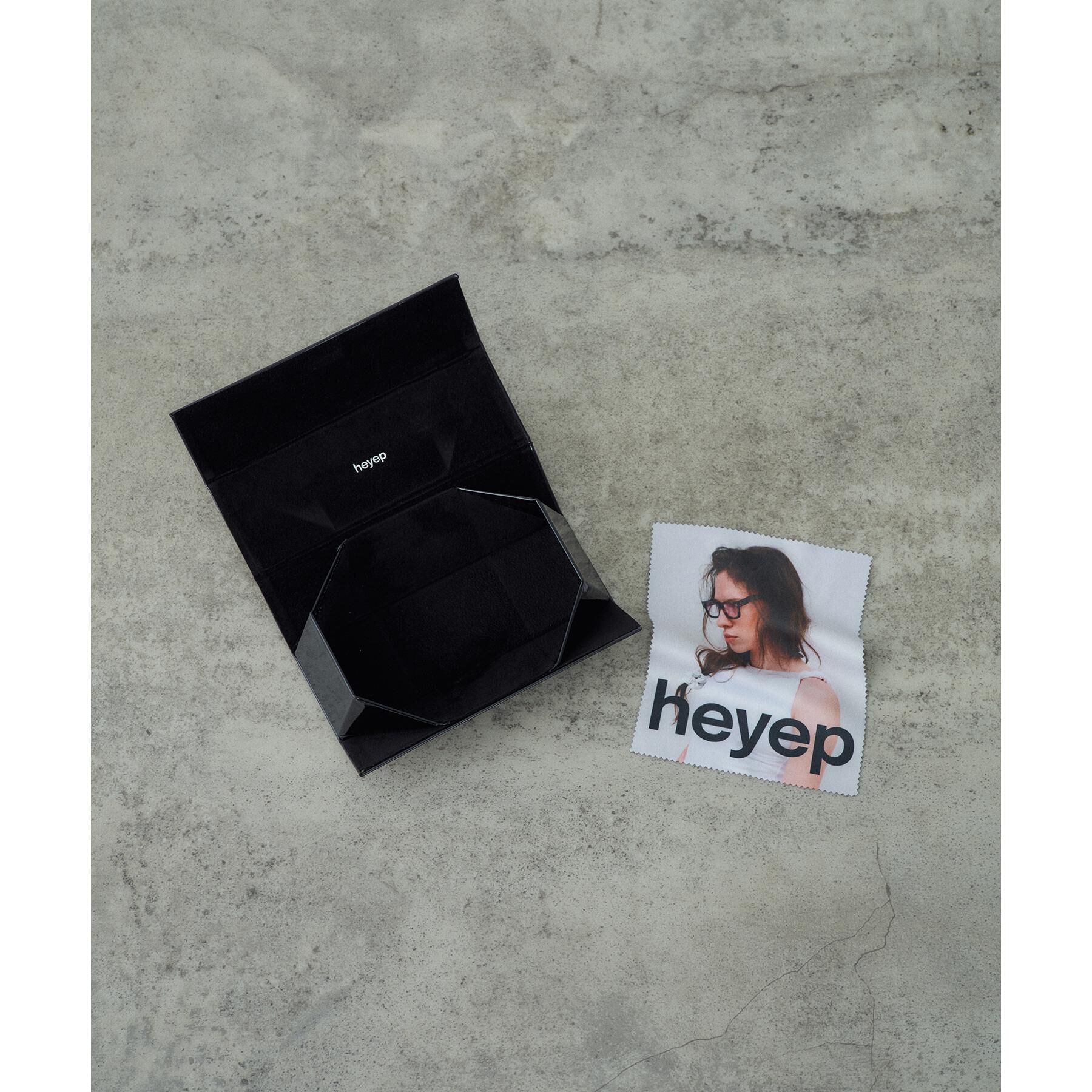 CODE A「heyep｜Chunky Square Eyewear」|メガネ|