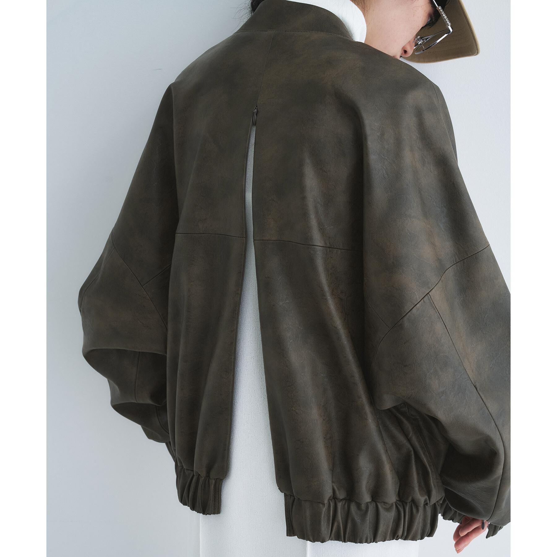 CODE A「【Re】grain zip over blouson」|ブルゾン・スタジャン|