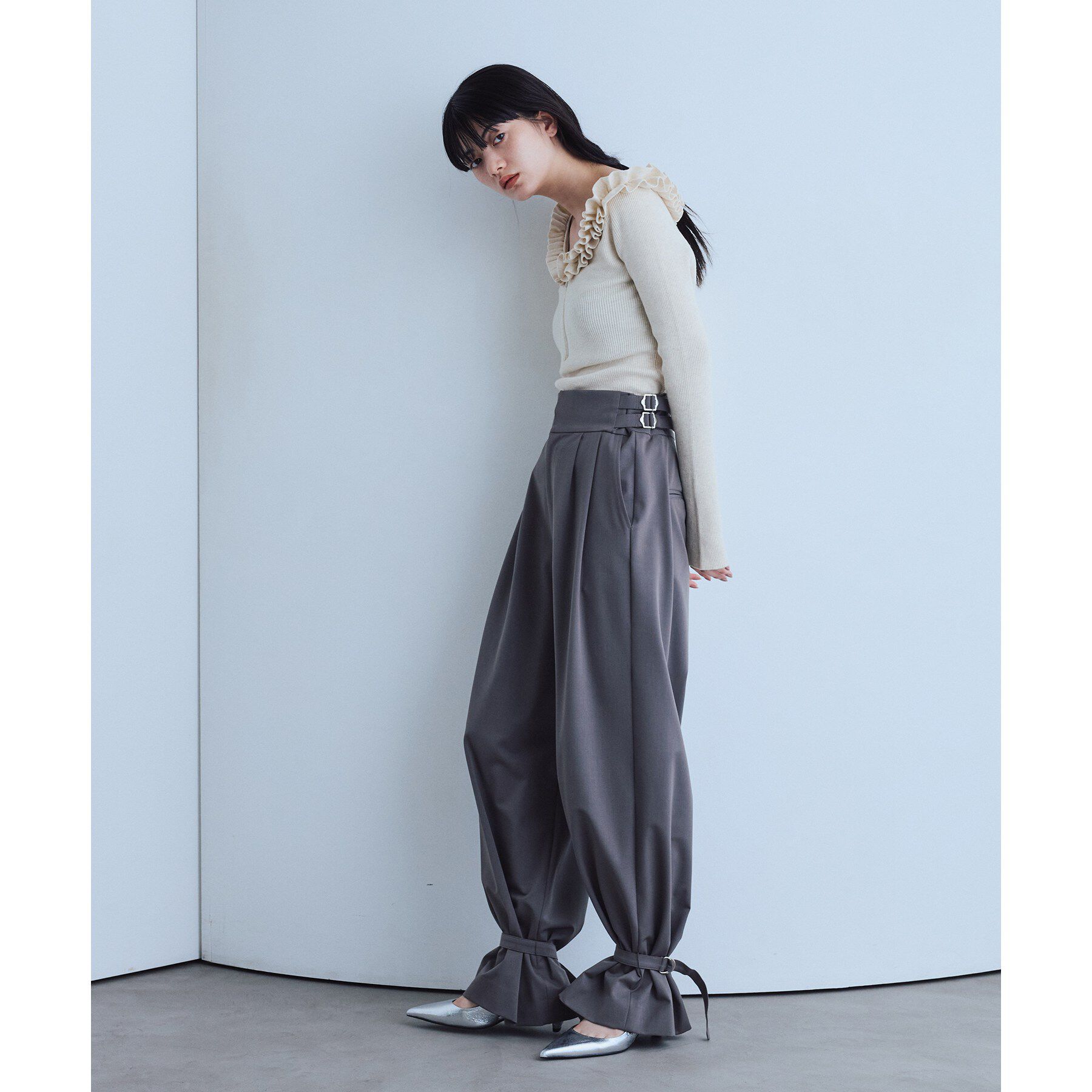 CODE A「frill frame knit」|ニット・セーター|